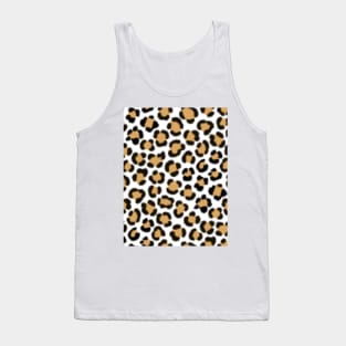 Trendy Leopard Fur Effect Pattern Tank Top